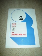 orig. IFA Information Prospekt 1971 MZ Simson Robur Barkas Trabant IWL Wartburg