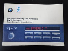 Bedienungsanleitung BMW 5er E39 Radio BUSINESS  Autoradio RDS Handbuch