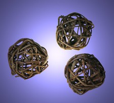 Aquarium Deko 🐟 3 STÜCK NATUR GARNELEN KUGEL HÖHLE 🐟🦐 Terrarium Nano Zubehör