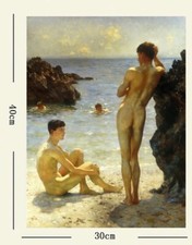 H. S. Tuke - Gay Art Print