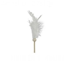 24 STK Dekostecker Federn
