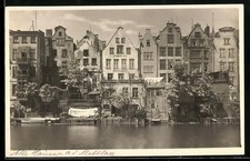 Ansichtskarte Danzig, Häuser