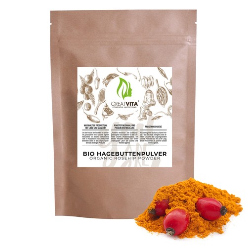 Greatvita bio hagebuttenpulver - greatvita,