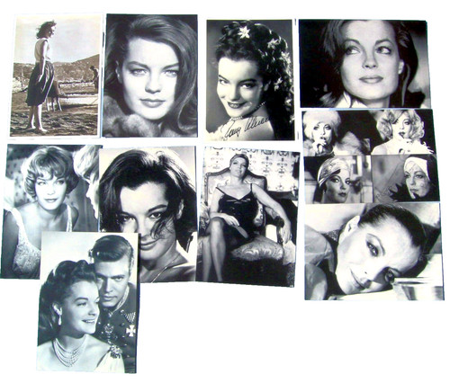 Postkarten 10x romy schneider - postkarten,