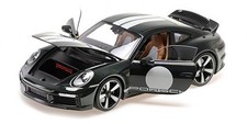 MINICHAMPS * PORSCHE 911 ( 992 )  SPORT CLASSIC * GREEN W/ STRIPES * 1:18 OVP