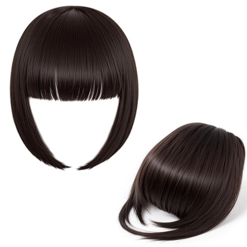 Clip bangs - clip, in