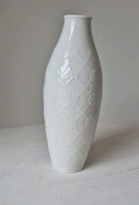 Alboth & Kaiser AlKa Vase Porzellan weiß 60er Jahre Vintage-Schatz 1a Zustand