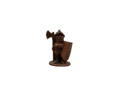 Zwerg Metallfigur Kupfer Helm