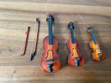 3 x Minigeige Dekogeige 2 x Bogen