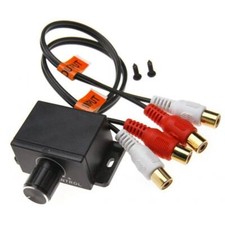 Car audio amplifier bass RCA