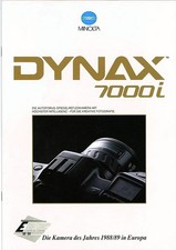 Spiegelreflex-Kamera: MINOLTA DYNAX 7000i (DB-7)   + Objektiv:AF70-210 K-Tasche