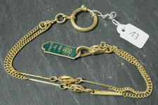 Alte goldene Taschenuhrkette