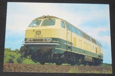 Postkarte AK Eisenbahn - Streckenlok Baureihe 218