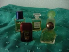 Parfumminiaturen, 5 Stück, älter, leer oder teilgefüllt