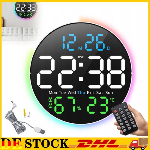Zoll led uhr mit - 10,