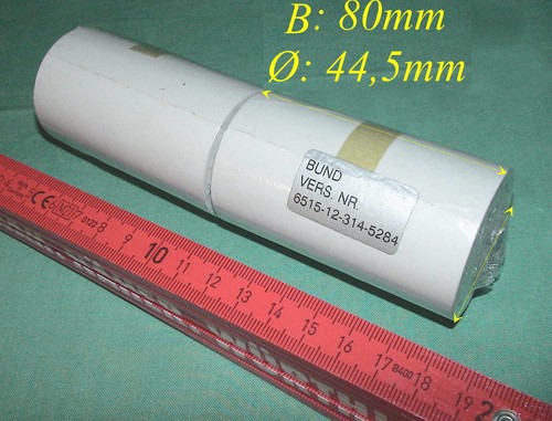 Papierrollen 80mm - 2x, b:80mm