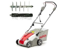 IKRA 2 in 1 Elektro Vertikutierer Rasenlüfter Moosentferner Fangkorb 50 L 1.700W