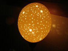 Straussenei Sternenexplosion  Strausseneilampe Lampenschirm