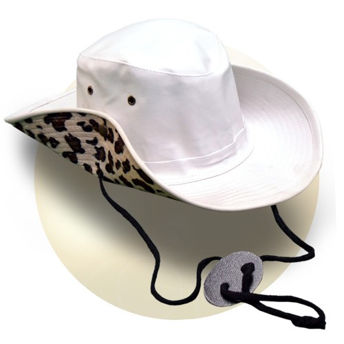 Cowboyhut mit druckknopf army - mit,