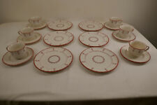 Schramberg Wien Kaffeegedecke 6 St. = 18tlg, Kaffeetasse Kuchenteller Untere