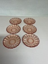 6 kleine Kuchenteller Glas