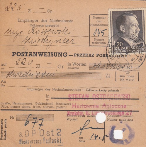 Postanweisung miedzyrzecz - postanweisung,