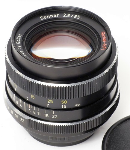 Rollei sonnar 85mm - sonnar, 2,8/85mm