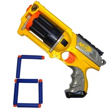 NERF Gun N-Strike Maverick Rev-6 – Gelber Blaster mit 6-Dart Trommel geprüft