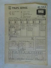 Reparaturdiensthilfe mit Schaltplan: Philips Service: BD 724A "Uranus 53"
