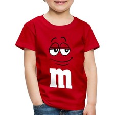 Rotes M Faschingskostüm Mit Gesicht Karneval Gruppen Verkleidung Kinder Premium