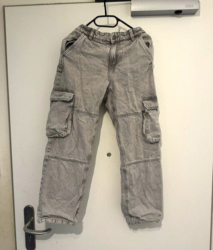 Jungen cargo jeans grau - jungen, cargo-jeans