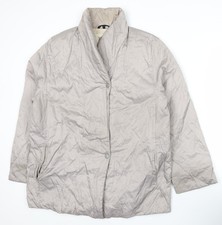 Beige gefütterte Damenjacke