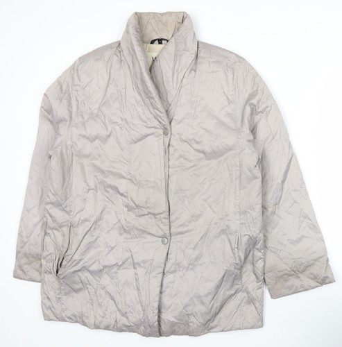 Beige gefütterte damenjacke - beige,