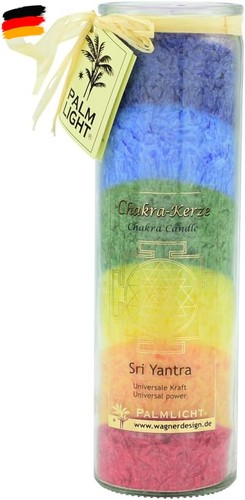 Chakra kerze bunt - chakra,