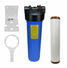 Hauswasserfilter Gehäuse 20" BigBlue mit Eisenfilter f. Haus Garten Brunnen Pool
