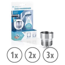 Wassersparer Perlator Dusche