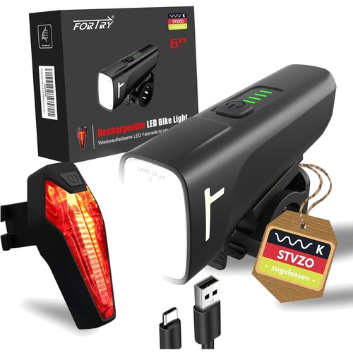 Stvzo fahrradlichter set mit - stvzo-,