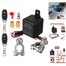 Funkschalter 12V/200A,Drahtloser Ferngesteuerter Auto Trennschalter,Batterie ...