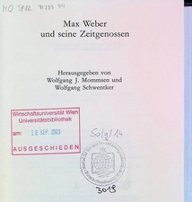 Max Weber und seine