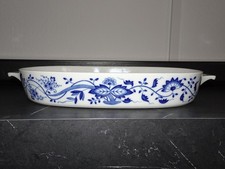 HUTSCHENREUTHER ZWIEBELMUSTER schöne große Auflaufform mit Griffe 35 cm