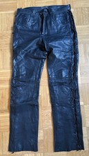 Herren Leder-Jeans -