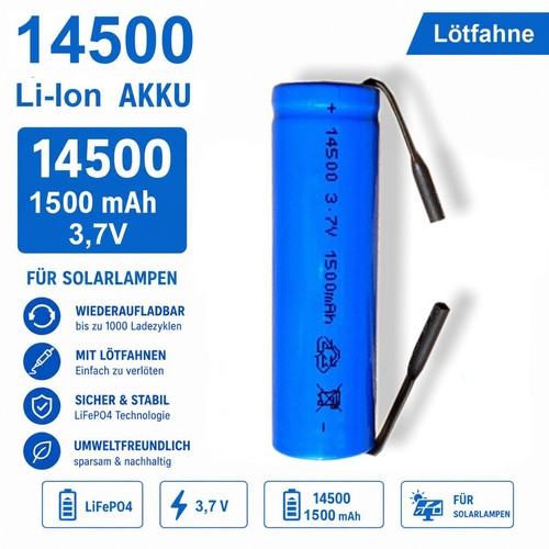 Icr 14500 1500 mah mit - icr, v