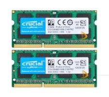 Crucial 2x 4 GB 2RX8 PC3-8500S