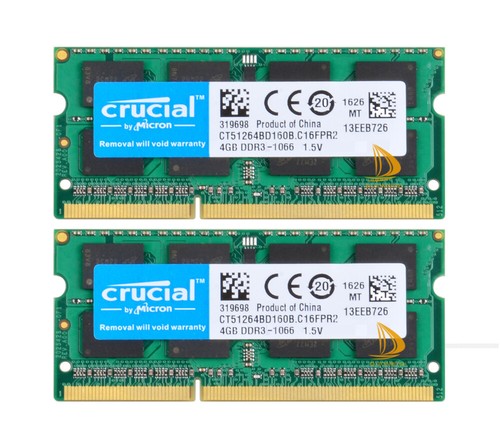 Crucial 2rx8 pc3 8500s - gb, pc3-8500s