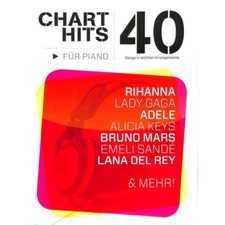 40 CHART HITS, Noten Klavier