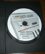 KORG  DW-6000 - CD mit Program