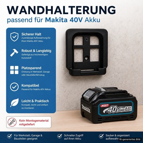 Akkuhalter wandhalterung - akkuhalter,