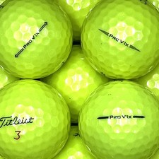 25 TITLEIST PRO V1X GELB