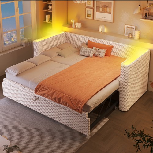 Daybed sofa bed led - sofa, w/