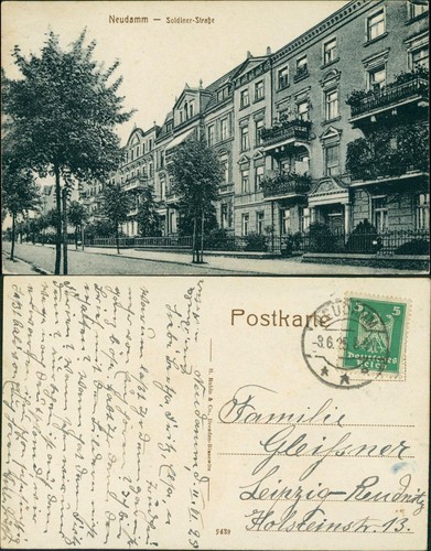 Postcard neudamm - neudamm, (neumark)